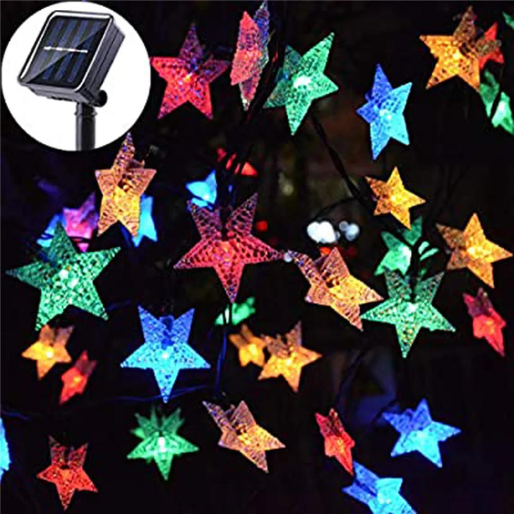 Solar  String Light 2 Modes Twinkle Fairy light Waterproof Led Lamp for Outdoor  - £153.57 GBP