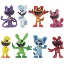 8/10/12Pcs Poppy Playtime Action Figures Smiling Critters Cake Topper Ornaments - £17.81 GBP+