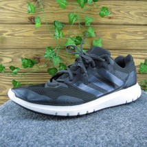 adidas Duramo 7 Men Sneaker Shoes Gray Fabric Lace Up Size 12 Medium - £19.73 GBP