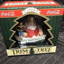 Vintage Coca Cola Trim A Tree Collection Ornament &quot;Busy Mans Pause&quot; New In Box - £5.48 GBP