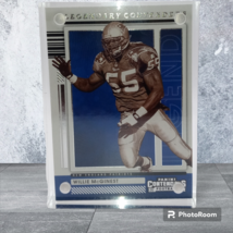 Willie McGinest Patriots 2021 Desktop Display Frame Clear Magnetic Size 2.64x3.6 - £29.46 GBP
