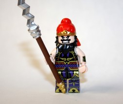 Ancient Eastern King with spear deluxe Building Minifigure Bricks US - $9.50