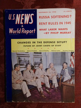 Us News World Report Magazine November 26 1948 U S Military Joint Chiefs Staff - £8.49 GBP