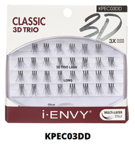 I ENVY BY KISS 3D EYELASHES 2x VOLUME ULTRA BLACK KPEC03DD - £4.62 GBP