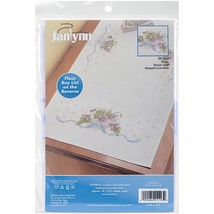 Janlynn Stamped Cross Stitch Dress Scarf 14X35-Violets (Pack of 1) - $642.16 MXN