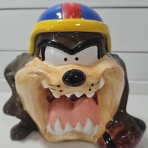 Vtg 90s Looney Tunes Tasmanian Devil Football Player Cookie Jar Gibson H... - $867.07 MXN