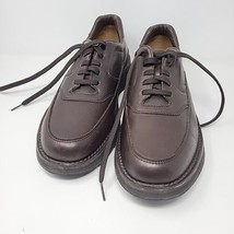 Rockport Prowalker Brown Leather Walking Shoes Men&#39;s Size 11.5 M Vibram - £21.91 GBP