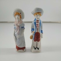 Occupied Japan Figurines Pair Man And Woman 5&quot; Tall - $9.46