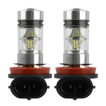 [Pack of 2] 2PCS 1000lm 100W H8/H9/H11 LED Fog DRL Light Bulb IP65 Water-Resi... - £32.97 GBP