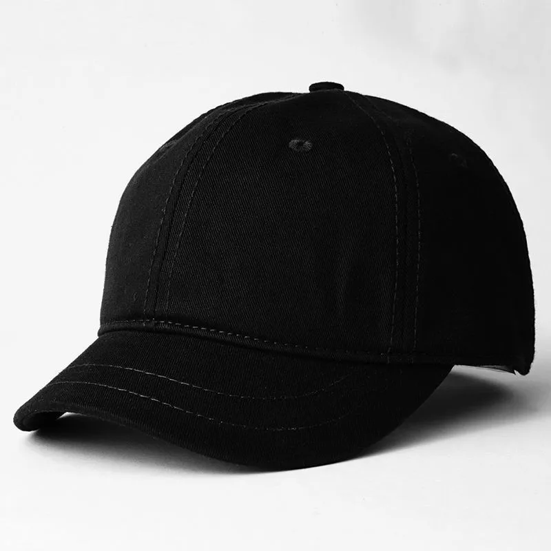 Short  Baseball Cap Adult Summer Pure Cotton  Hats Big Head Men and Women Plus S - £132.88 GBP