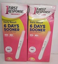 2 First Response Preganacy Test, Early Result 6 Days Sooner, 6 Tests, EX... - $17.77