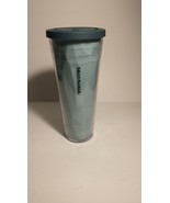 Starbucks Tumbler Cold Venti cup 24oz 2012 Chiseled Prism Coffee Blue - $8.57