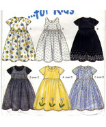  New Look 6850 Non-Vintage Pattern Kids Dresses And Robes size 6 cut - $9.00