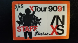 INXS / MICHAEL HUTCHENCE - 1990 1991 TOUR VINTAGE ORIGINAL CLOTH BACKSTA... - £9.28 GBP