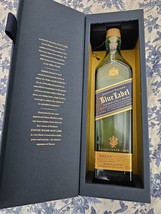 Johnnie Walker Blue Label Scotch Whiskey EMPTY 750ml Bottle with Cork an... - £33.24 GBP