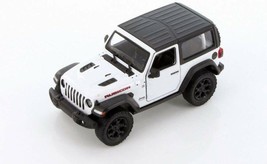 5 Inch - 2018 Jeep Wrangler Rubicon Hard Top - 1/34 Scale Diecast Model - WHITE - £11.86 GBP