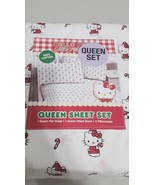 2024 Hello Kitty Christmas Queen Bed Sheet Set NEW In PACKAGE - $61.67 CAD
