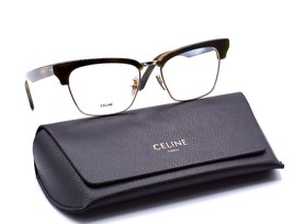 New Celine Paris CL50026U 031 Green Tortoise Gold Authentic Eyeglasses Frame - £149.19 GBP
