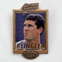 David Klingler Cincinnati Bengals 1994 Action Packed NFL Football Lapel ... - $5.95