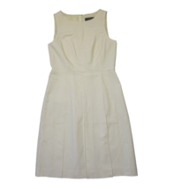NWT J.Crew Sleeveless Pleated A-line in Warm Sesame Two-way Stretch Wool... - £57.42 GBP