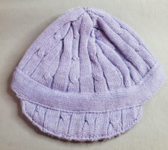 American Girl Doll Lavender Purple Knit Hat with Brim for 2008 Snowboard... - £7.74 GBP