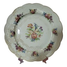 Royal Bayreuth Bavaria 11 Inch Floral Scalloped Edge Plate - £13.36 GBP