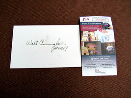 Walt Cunningham Apollo 7 Nasa Astronaut Signed Auto Vintage 1992 Postcard Jsa - $148.49