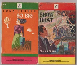 Edna Ferber  So Big &amp; Show Boat 1947 1st Penguin printings - £11.79 GBP