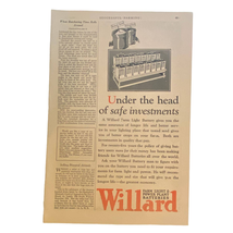 Color Willard Farm Light Batteries Print Advertisement March 1928 Frame Ready - £7.08 GBP