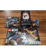 Lot of 4 LEGO Star Wars Sets 75364 75350 75361 75368 E Wing Shin Hatis C... - $168.29