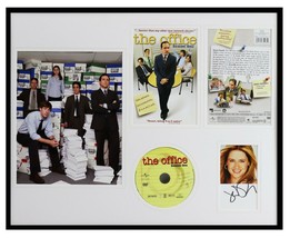 Jenna Fischer Signed Framed 16x20 The Office Photo &amp; DVD Display Pam Beesly - £115.97 GBP