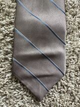 Wembley Original &quot;Leatherback Satins&quot; Men&#39;s Neck Tie - Striped, Silver &amp;... - $182.52 MXN