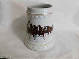 Budweiser Champion Clydesdale Mug with Gold Trim 1970's - $19.99