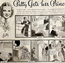 Listerine Patty Gets Her Prince 1934 Advertisement Full Page Comic DWU1 - $562.94 MXN