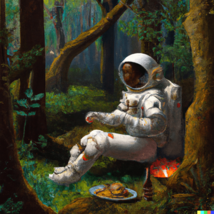 Astronaut In A Forest - £10.16 GBP