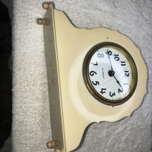 Vintage Rare 1940’s Bakelite Mantle/Desk Clock Antique Working Tested - £21.72 GBP