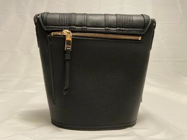 Calvin Klein Fringe Lock Leather Bucket Bag - MSRP $248 - $111.44