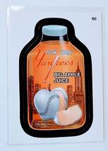 2016 Topps MLB Baseball Wacky Packages NY Yankees Big Apple Juice Sticke... - £1.95 GBP