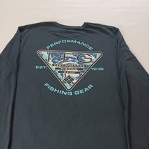 Columbia PFG Men's Black Cotton Long Sleeve Crewneck Graphic T-Shirt Size XL image 13