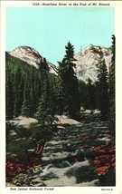 Vintage Postcard Huerfano River Mt. Blanca San Isabel National Forest Po... - £6.27 GBP