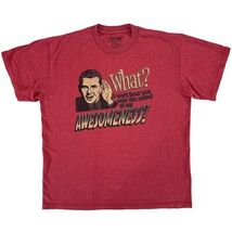 Urban Pipeline &quot;Awesomeness&quot; Retro Graphic T-Shirt Men&#39;s Large Red Funny... - $14.99
