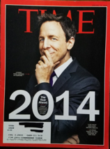 Seth Meyers, Neymar da Silva Santos, Jr, 2014 Guide - TIME Magazine Jan 2014 - £4.75 GBP