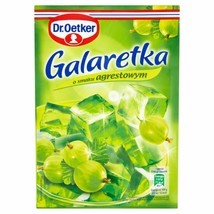Dr. Oetker Jello: GOOSEBERRY flavor PACK of 3 Made in Poland FREE SHIPPING - $10.99