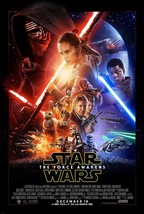 2015 Star Wars Episode VII The Force Awakens Movie Poster Print Rey &amp; Kylo  - £5.71 GBP