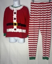 Adult 2pc Santa Christmas Pajamas-size Large - £9.03 GBP