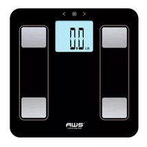 American Weigh Scales Genius 550Lbs Bmi Bathroom Scale - Black - 550Lbs - £43.60 GBP