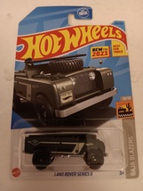 Hot Wheels 2023 #242 Olive Drab Land Rover Series II HW Baja Blazers 10/10 MOC - £7.89 GBP