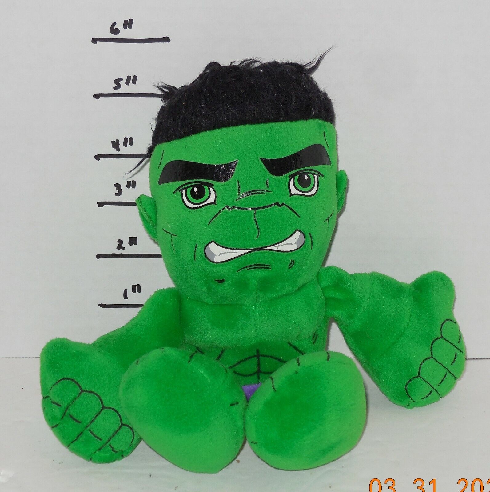 Primary image for Marvel The Incredible HULK 8" plush Stuffed toy SUPER HERO