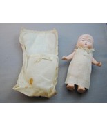Antique German Paper Papier Mache Jointed Doll In Sleep Sack - £15.93 GBP
