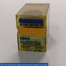 Idec RU4S-C-D24 Power Relay Plug-In 4PDT 14-Pin 6A 24VDC For Industrial Apps - $20.00